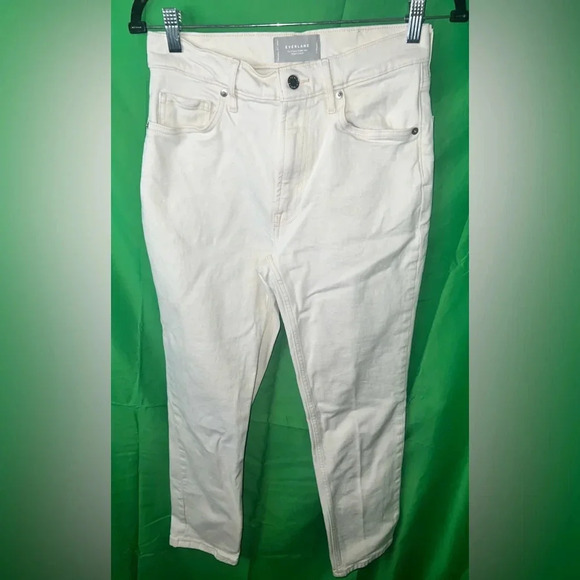 Everlane Cream Jeans size 27 - Picture 1 of 7